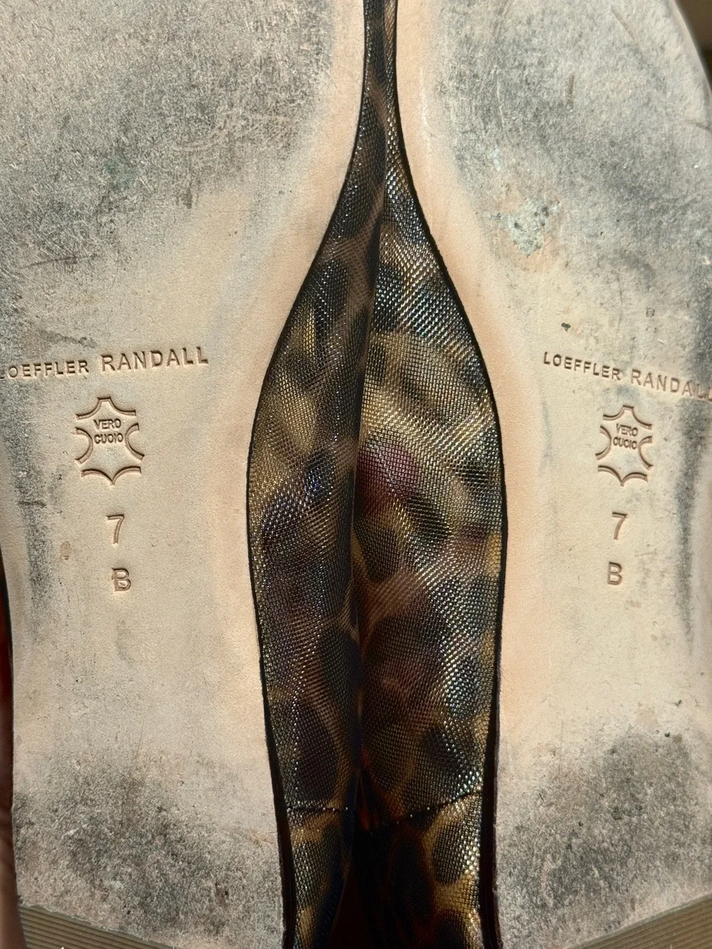 Loeffler Randall Leopard-Print Ballet Flats in Brown and Black